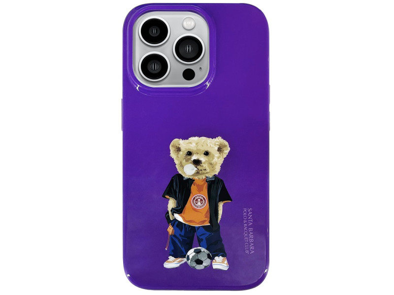 Santa Barbara Polo Racquet Club iPhone 14 Pro Max Chuck Kapak - Mor