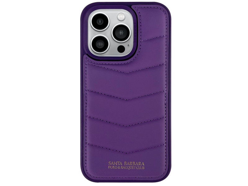 Santa Barbara Polo Racquet Club iPhone 14 Pro Max Clyde Stand Kapak - Mor