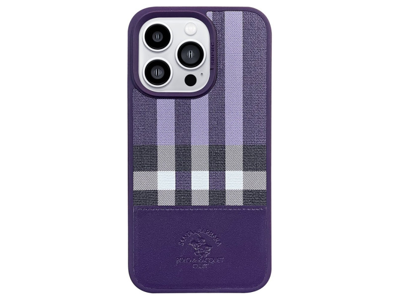 Santa Barbara Polo Racquet Club iPhone 14 Pro Max Cyril Magsafe Kapak - Mor