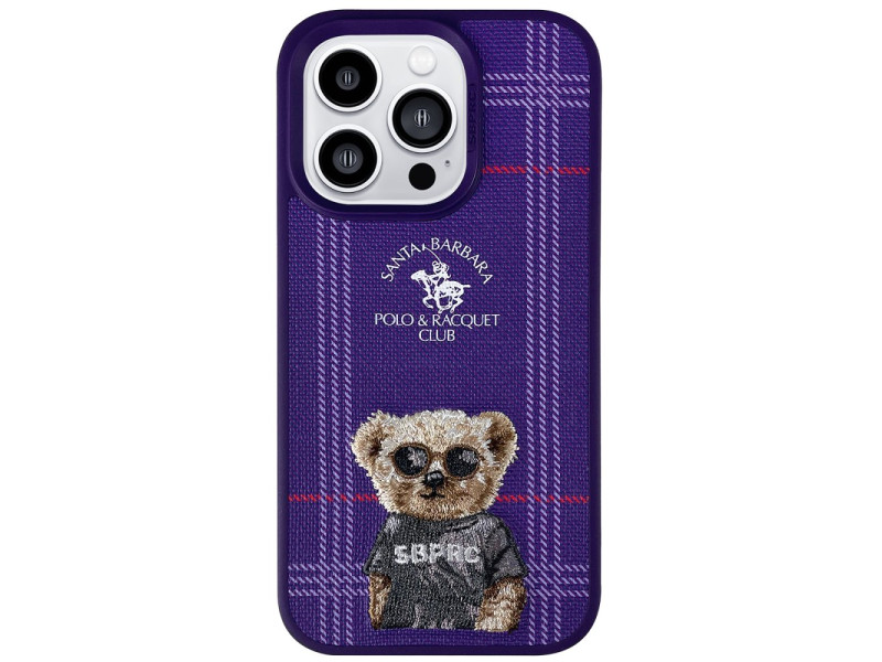 Santa Barbara Polo Racquet Club iPhone 14 Pro Max Dustin Kapak - Mor