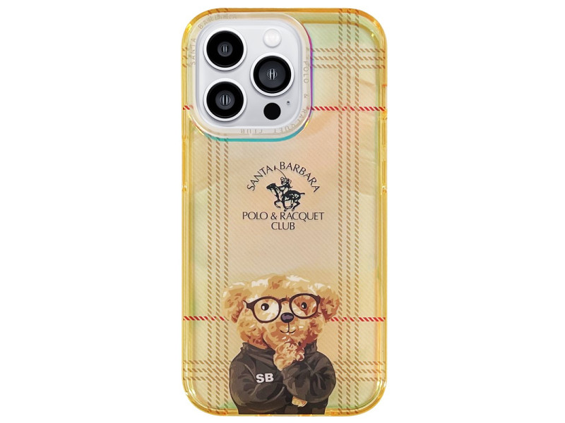 Santa Barbara Polo Racquet Club iPhone 14 Pro Naldo Kapak - Gold