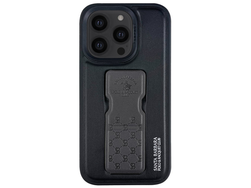 Santa Barbara Polo Racquet Club iPhone 14 Pro Parker Stand Kapak - Gri