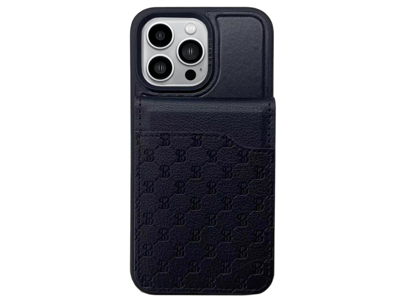 Santa Barbara Polo Racquet Club iPhone 14 Pro Timothy Cüzdanlı Standlı Kapak - Siyah