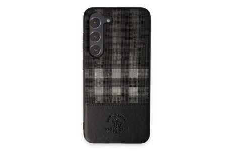 Santa Barbara Polo Racquet Club Samsung Galaxy S23 Plaid Kapak - Siyah