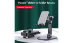 Yesido C104 Ayarlanabilir Katlanabilir Masaüstü Telefon Tablet Standı - Siyah