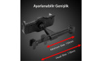 Yesido C29 360 Derece Ayarlanabilir Klipsli Koltuk Arkası Telefon Tablet Tutucu - Siyah