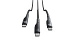 Yesido CA116 3M 60W Hasırlı Type-C to Type-C PD Hızlı Şarj Kablosu - Siyah