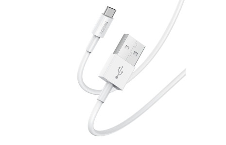 Yesido CA22 1.2M 2.4A Usb to Type-C Hızlı Şarj Kablosu - Beyaz