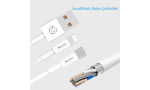 Yesido CA22 1.2M 2.4A Usb to Type-C Hızlı Şarj Kablosu - Beyaz