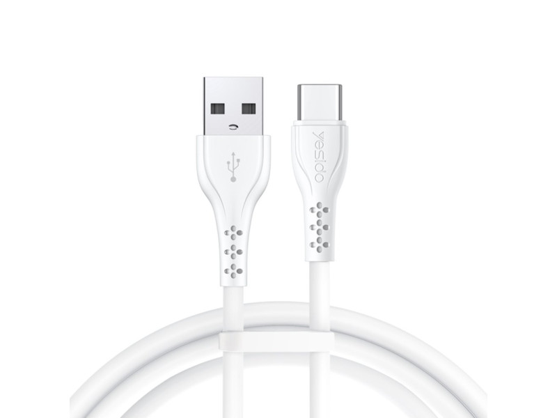 Yesido CA71 1M 2A Usb to Type-C Hızlı Şarj Kablosu - Beyaz