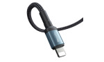 Yesido CA77 2M 20W Hasırlı Type-C to Lightning PD Hızlı Şarj Kablosu - Siyah