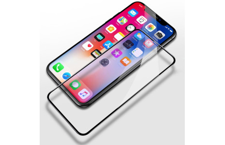 Yesido iPhone 11 Pro Max 5D Cam Ekran Koruyucu - Siyah