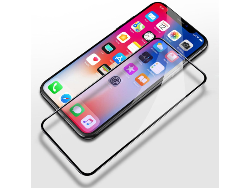 Yesido iPhone 11 Pro Max 5D Cam Ekran Koruyucu - Siyah