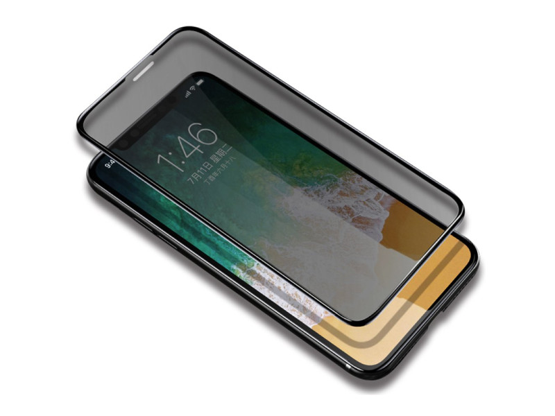 Yesido iPhone 11 Pro Max 5D Hayalet Cam Ekran Koruyucu - Siyah