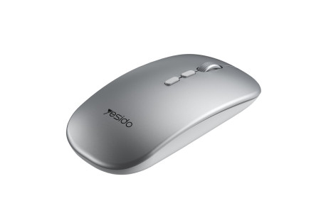 Yesido KB15 2.4G Ergonomik Kablosuz Mouse - Gümüş
