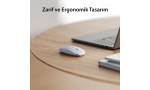 Yesido KB15 2.4G Ergonomik Kablosuz Mouse - Gümüş