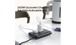 Yesido MC08 10in1 6 Adet Usb ve 4 Adet Priz Dönüştürücü 1.8M - Siyah