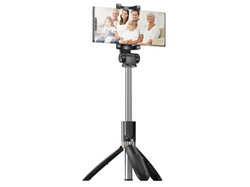 Yesido SF11 360 Derece Tripodlu 70cm Selfie Çubuğu - Siyah