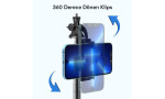 Yesido SF13 360 Derece Bluetooth Kontrollü 158cm Selfie Çubuğu - Siyah