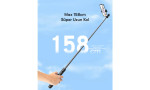 Yesido SF13 360 Derece Bluetooth Kontrollü 158cm Selfie Çubuğu - Siyah
