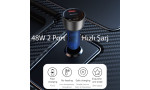 Yesido Y52 30W PD Type-C ve 18W Usb Araç Şarj - Siyah