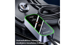 Yesido Y53 2 Adet 30W PD Type-C ve 3 Adet 17W Usb Araç Şarj - Siyah