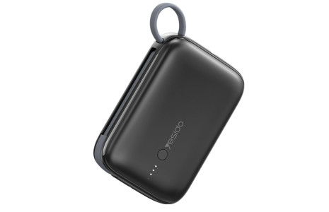 Yesido YP18 10.000 mAh USB3.0 PD Hızlı Şarj Powerbank - Siyah