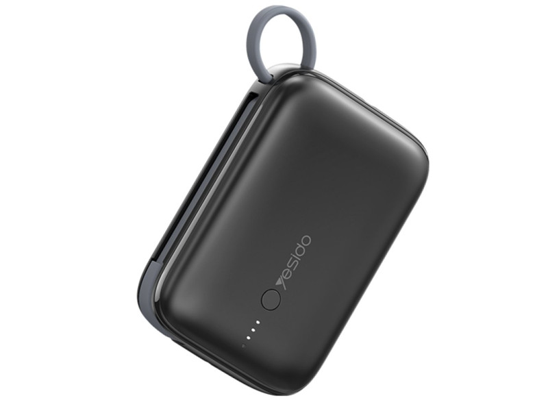 Yesido YP18 10.000 mAh USB3.0 PD Hızlı Şarj Powerbank - Siyah