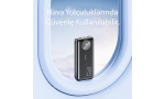 Yesido YP41 20.000 mAh Dijital Göstergeli USB3.0 PD Hızlı Şarj Powerbank - Siyah