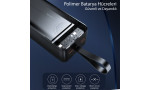 Yesido YP44 50.000 mAh Dijital Göstergeli USB3.0 PD Hızlı Şarj Powerbank - Siyah