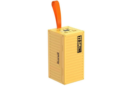 Earldom PD31 60.000 mAh 22.5W Konteyner Görünümlü Dijital Göstergeli PD Hızlı Şarj Powerbank - Sarı