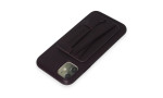 HDD iPhone 11 Kılıf HD Deri Kartvizitli Kapak - Derin Mor