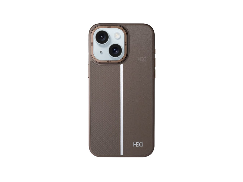HDD iPhone 15 Kılıf HBC-155 Lizbon Kapak - Gri
