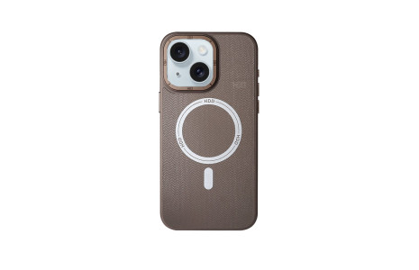 HDD iPhone 15 Kılıf HBC-157 Granada Magneticsafe Kapak - Gri