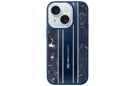 HDD iPhone 15 Kılıf HBC-188 Astra Kapak - Lacivert