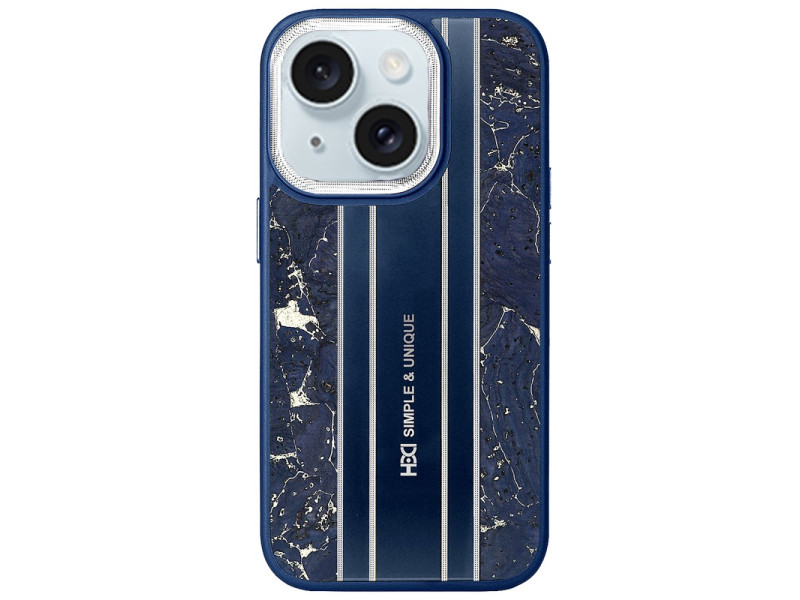HDD iPhone 15 Kılıf HBC-188 Astra Kapak - Lacivert