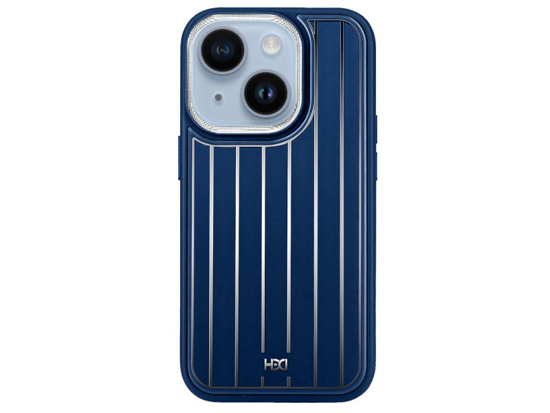HDD iPhone 15 Kılıf HBC-190 Kolaj Kapak - Lacivert