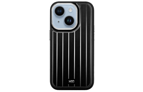 HDD iPhone 15 Kılıf HBC-190 Kolaj Kapak - Siyah