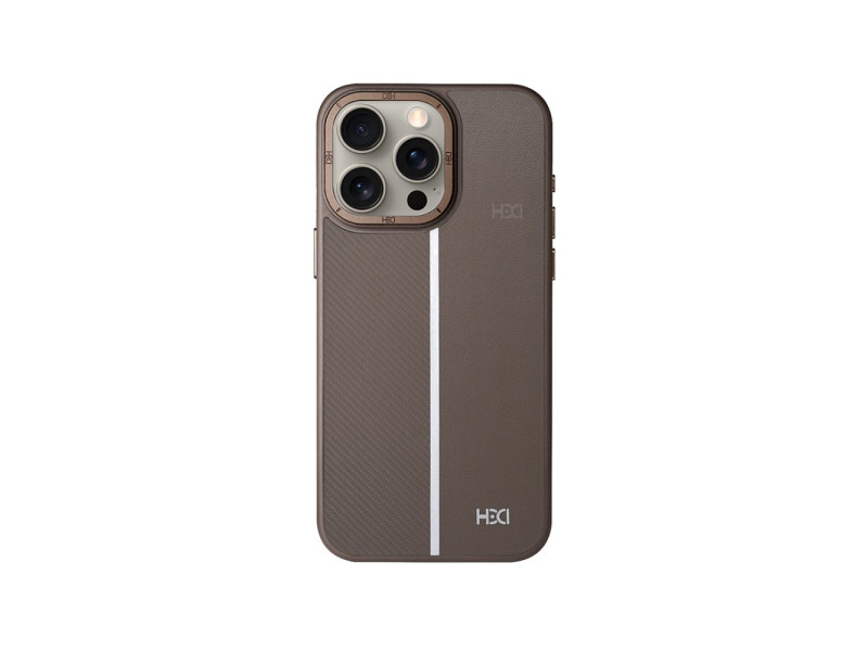 HDD iPhone 15 Pro Kılıf HBC-155 Lizbon Kapak - Gri