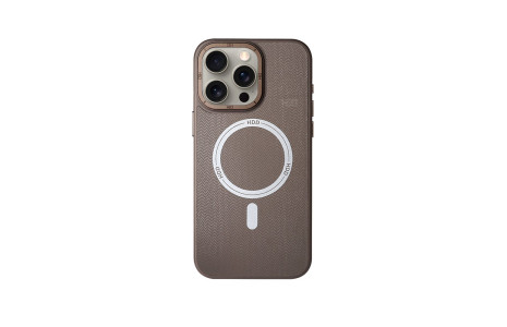 HDD iPhone 15 Pro Max Kılıf HBC-157 Granada Magneticsafe Kapak - Gri