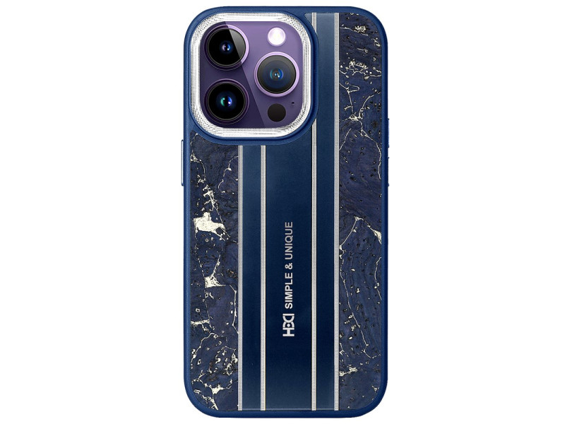 HDD iPhone 15 Pro Max Kılıf HBC-188 Astra Kapak - Lacivert
