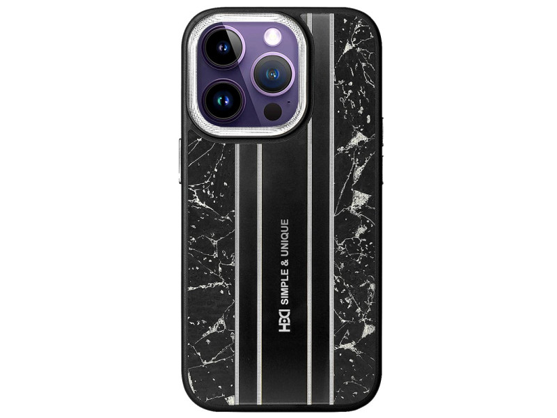 HDD iPhone 15 Pro Max Kılıf HBC-188 Astra Kapak - Siyah