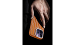 HDD iPhone 15 Pro Max Kılıf HBC-190 Kolaj Kapak - Kahverengi