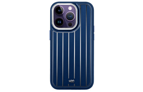 HDD iPhone 15 Pro Max Kılıf HBC-190 Kolaj Kapak - Lacivert