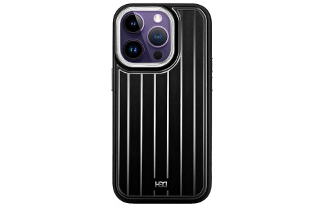 HDD iPhone 15 Pro Max Kılıf HBC-190 Kolaj Kapak - Siyah