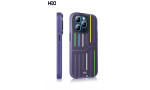 HDD iPhone 15 Pro Max Kılıf HBC-221 Roma Kapak - Derin Mor