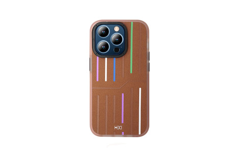 HDD iPhone 15 Pro Max Kılıf HBC-221 Roma Kapak - Kahverengi
