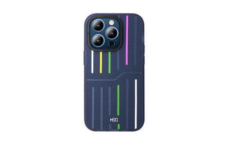 HDD iPhone 15 Pro Max Kılıf HBC-221 Roma Kapak - Lacivert
