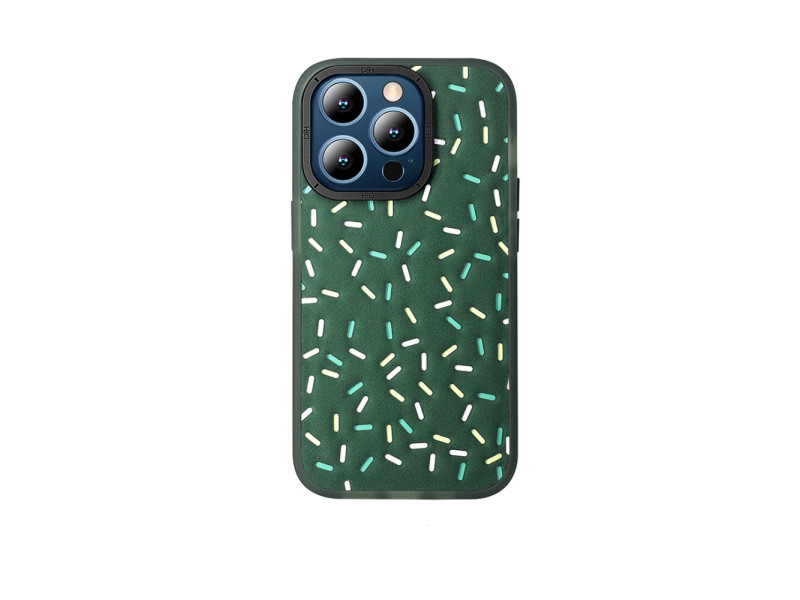 HDD iPhone 15 Pro Max Kılıf HBC-222 Bern Kapak - Koyu Yeşil