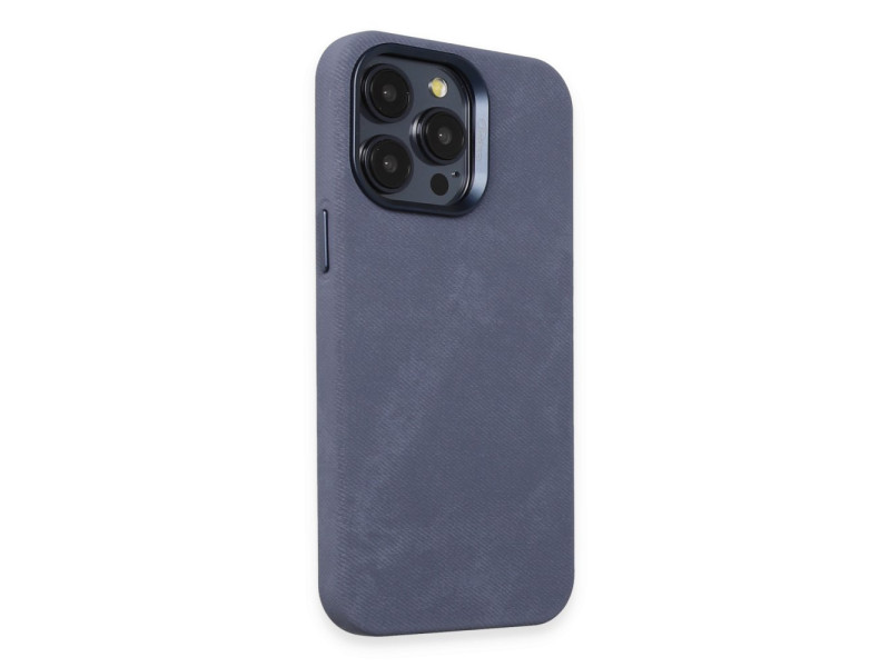 Joko iPhone 14 Pro Kılıf Velvet Magsafe Kapak - Lacivert